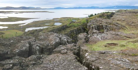 Beautiful rugged landscape of Iceland.