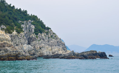 Fototapeta na wymiar Korean Coastline