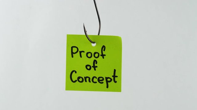 Illustration, on fishhook Proof of Concept