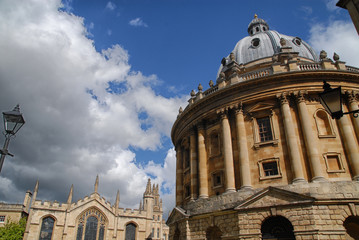 Radcliffe Camera seen from Brasenose lane, Oxford