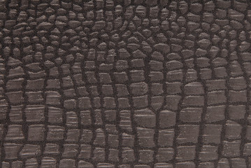 Naklejka premium black fabric with crocodile pattern, fashionable textured backgrounds,