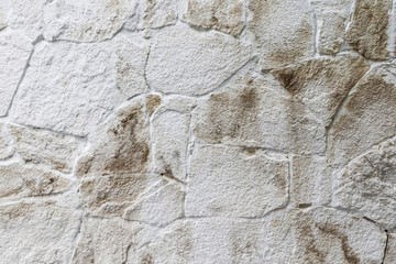 White stone wall texture