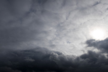clouds and sun