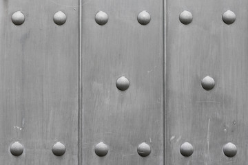 Grey metal door texture