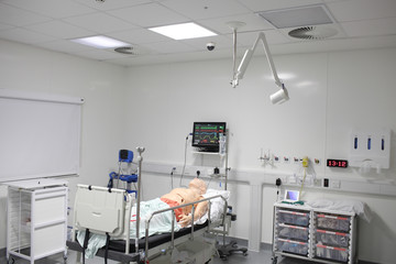 Training room to practice life support skills
