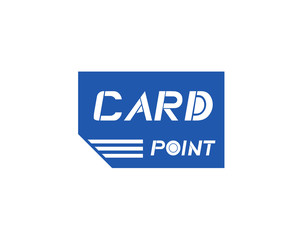 Obraz premium blue card symbol