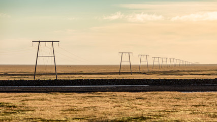 Iceland Power Lines