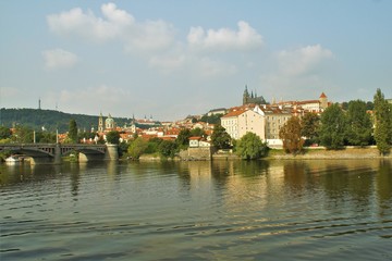 Obraz premium Vltava river in Prague