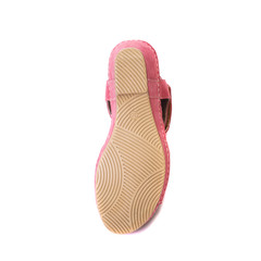 Orthopedic footwear for people with pronation of foot, top view on the sole