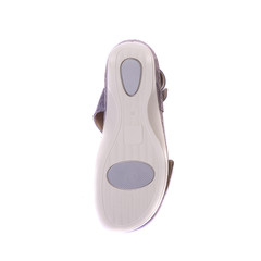 Orthopedic footwear for people with pronation of foot, top view on the sole