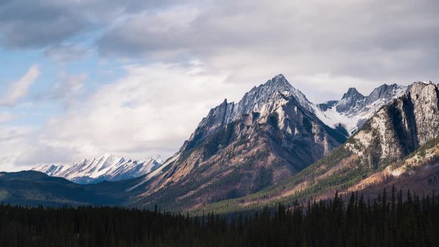 Cloudscape at the Canadian Rockies