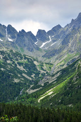 Fototapeta na wymiar Nature mountains Tatras landscape