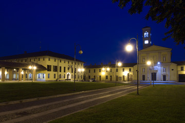Fototapeta na wymiar Cusago in provincia di Milano Lombardia Italia