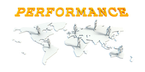 Obraz premium Performance Concept with Business Team