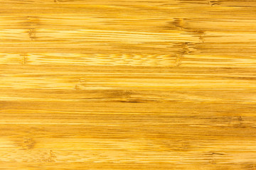 close up of wooden bamboo kitchen cutting board