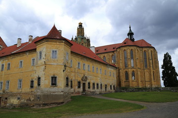 Fototapeta na wymiar The Abbey of Kladruby