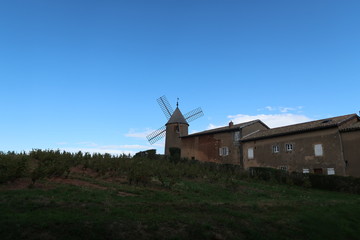 Fototapeta na wymiar Old windmill