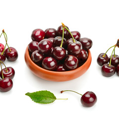 cherry isolated on white background