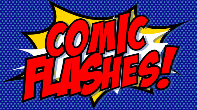 Comic Book Halftone Text Transitions