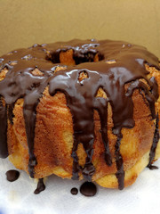 homemade cake with chocolate