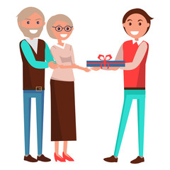 Parents Day Banner with Colorful Inscription