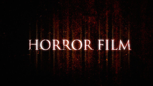Horror Film Style Title