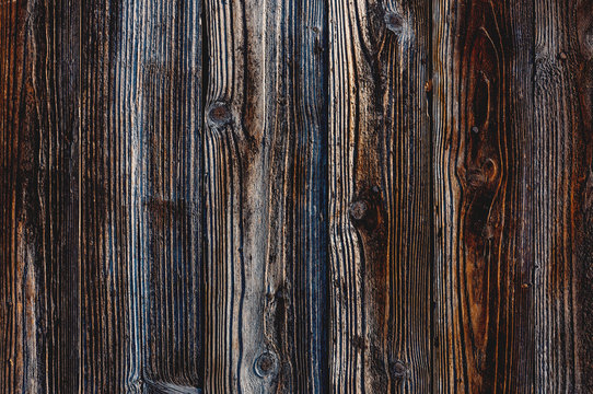 Old, grungy, colorful wood background