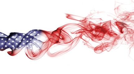 America, usa, national smoke flag