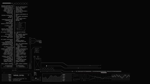 HUD futuristic technology interface.PNG Alpha mov.Digital infographic data screen.Techno template with alpha channel.Combine with your video.Make futuristic 3D model animation with video texture.