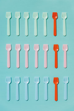 Plastic spoons for Ice Cream