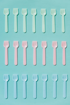 Plastic spoons for Ice Cream