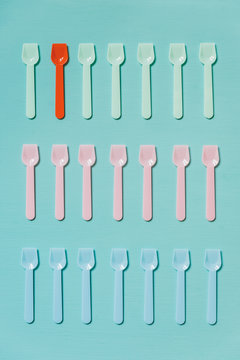Plastic spoons for Ice Cream