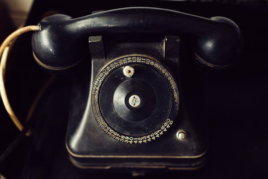 Fototapeta vintage telephone