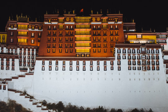 the Potala Palace in Lhasa, Tibet
