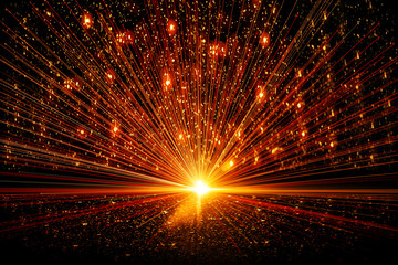 Bright ray wallpaper