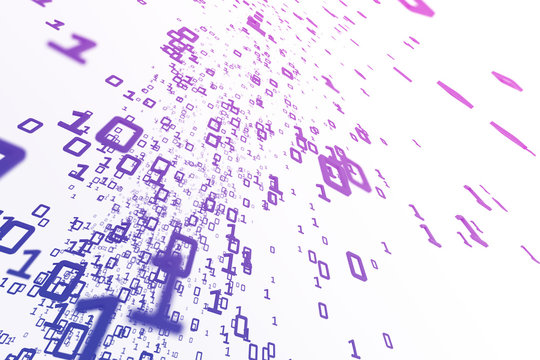 bright binary code wallpaper