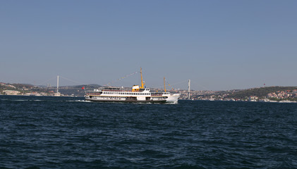 Ferry in Bosphorus Strait