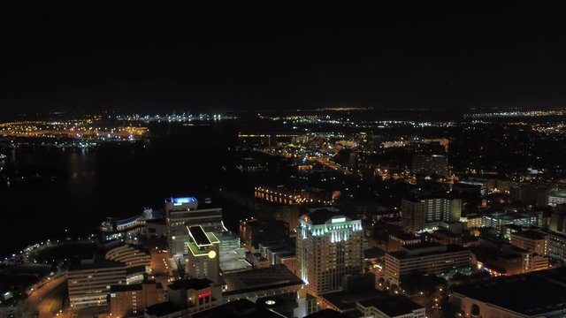 Aerial Virginia Norfolk July 2017 Night 4K Inspire 2