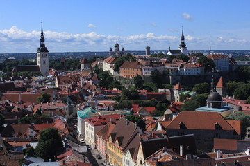 Landscape of Tallinn Estonia