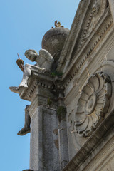 Obraz premium Portugal - Evora - Statue sur l'Eglise Notre Dame de Grace