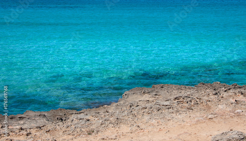 Spiaggia Di Punta Della Suina Salento Puglia Stock Photo