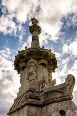 Perspectiva del monumento del marques de comillas