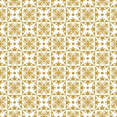 Christmas seamless pattern, golden snowflake, vector