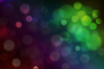 Abstract colored bokeh 