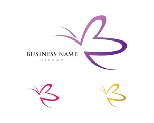 Butterfly Logo Template Vector icon