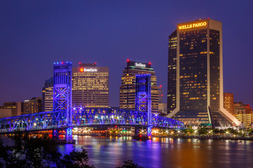 Fototapeta premium Jacksonville at Night