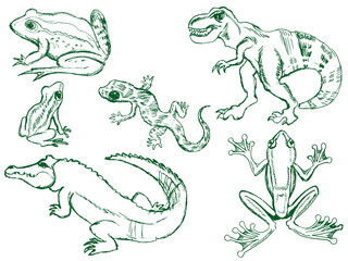 set of reptiles