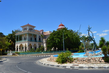Fototapeta na wymiar Palace de Valle Cienfuegos Cuba
