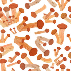 seamless texture with armillaria for your design