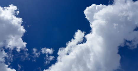 Blue sky with clouds